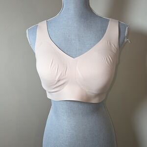 Honeylove Wireless Support Smoothing Bra Nude Soft Size 38B/C Padded Pullover